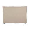 Washed linen 160 headboard cover - Morphée